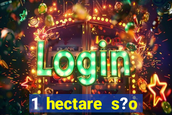 1 hectare s?o quantas tarefas na bahia