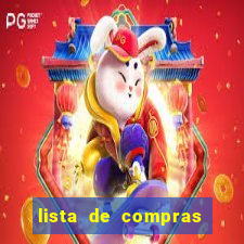 lista de compras para casa nova