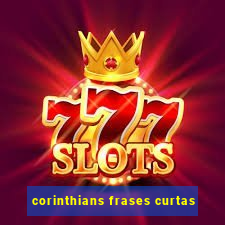corinthians frases curtas