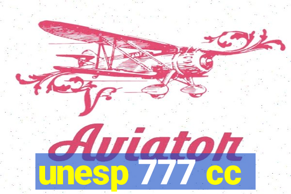 unesp 777 cc