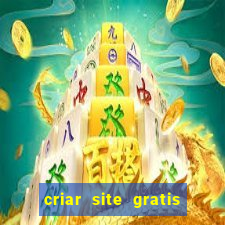 criar site gratis de jogos