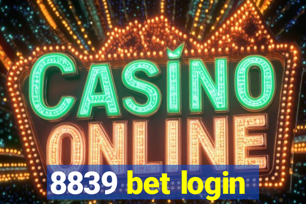 8839 bet login